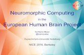 Neuromorphic Computing - Helen Wills Neuroscience …neuroscience.berkeley.edu/wp-content/uploads/2016/05/Karlheinz... · Neuromorphic Computing in the European Human Brain Project