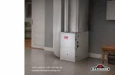 9200 SERIES GAS FURNACES … · 2 Napoleon’s 9200 Series gas furnace is one of the smallest on the market. With today’s households striving to achieve the highest energy savings,