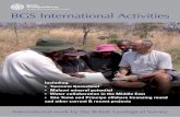 BGS International Activities - British Geological Survey · 4 British Geological Survey — International 2010 MINERALS Madagascar geological and mineral occurrence mapping counterparts