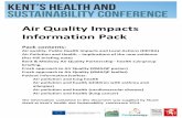 Air Quality Impacts Information Packhealthsustainabilityplanning.co.uk/.../uploads/...Information-Pack.pdf · prioritise action on air quality in their local area. ... routes away