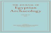 THE JOURNAL OF Egyptian Archaeology - …gizamedia.rc.fas.harvard.edu/images/MFA-images/Giza/GizaImage/full/... · the journal of egyptian archaeology volume 60 published by the egypt