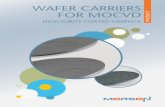 Wafer carriers for MOCVD - Mersen · single crystal growing furnaces, ... Planet Wafer carrier ... wafer, carriers, wafer carriers, mocvd, high purity graphite, ...