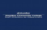 MassBay Community College€¦ · Strayhorn, Linda 508-270-4213 Administrative Assistant I DEPT: Academic Achievement Center CAMPUS: Framingham lstrayhorn@massbay.edu Wong, …