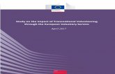 Study on the Impact of Transnational Volunteering through ... · Study on the Impact of Transnational Volunteering through the European ... Volunteering through the European Voluntary