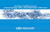 Avian influenza: assessing the pandemic threat - WHOapps.who.int/iris/bitstream/10665/68985/1/WHO_CDS_2005.29.pdf · Avian influenza: assessing the pandemic threat 3 nfluenza pandemics