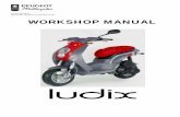 SALES DIVISION NETWORK TECHNICAL … manual/LUDIX manual.pdf · Reproduction or translation, even partial, are forbidden without the written consent of Peugeot Motocycles BODY PANELS