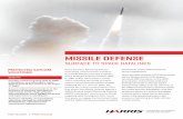 Missile Defense Data Sheet - Harris · Title: Missile Defense Data Sheet Author: Harris Corporation Subject: Harris plays a critical role in removing the threat of rogue nation intercontinental