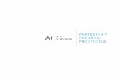 PARTNERSHIP PROGRAM PROSPECTUS - ACG · PDF filePARTNERSHIP PROGRAM PROSPECTUS. 2 The U.S. middle market is deﬁ ned by companies with annual revenue between $10 million and $1 billion.