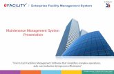 Maintenance Management System Presentation - …donar.messe.de/...maintenance-management-system-eng-487374.pdf · Maintenance Management System Presentation ... develop the maintenance