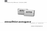 multiranger - ddhitech.co.kr i mmmmm Table of Contents Table of Contents The MultiRanger 100 and 200 .....1