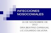 INFECCIONES NOSOCOMIALES - sunpi.org · LOS RN QUE EN EL 2011 FUE DE UN 18% ... CDC es el número de sepsis o ... bacteriemia relacionada a cateter 26,6 9,82 16,03 9,54