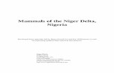 Mammals of the Niger Delta, Nigeria - David Delta mammal... · PDF fileMammals of the Niger Delta, Nigeria Developed from materials left by Bruce Powell (†) and Kay Williamson (†)