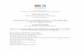 DISSERTATION DOCTEUR DE L’UNIVERSITÉ DU … · PhD-FSTC-2016-7 The Faculty of Sciences, Technology and Communication DISSERTATION Defense hold on 24/02/2016 in Luxembourg to obtain
