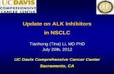 Update on ALK Inhibitors in NSCLCe-syllabus.gotoper.com/_media/_pdf/ILC12_Fri_02_Li_FINAL.pdf · Update on ALK Inhibitors in NSCLC Tianhong (Tina) Li, ... crizotinib in PROFILE 1001