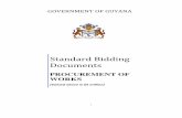 Standard Bidding Documents - npta.gov.gynpta.gov.gy/docs/Bidding_Works_More_Than_G$5M.pdf · Standard Bidding Documents ... General conditions of contract (GCC ... provide information