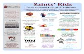 Saints' Kids - Shawnee Community Kids Flyer & Registration Form.pdf  Saints' Kids 2015 Summer Camps
