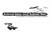 Animal Bites and Rabies Risk: A Guide for Health … · -3 - animal bites and rabies risk: a guide for health professionals table of contents i. introduction ...
