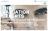 Financing sources for life science projects and companies and 3... · Financing sources for life science projects and companies Dr. Aitana Peire May 2017 | International Exploitation