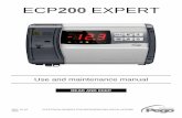 ECP200 EXPERT - PEGO · Page 16 5.11 Switching on the ECP200 EXPERT electronic controller Page 16 5.12 Compressor activation/deactivation conditions Page 16 5.13 Manual defrosting
