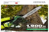 Hitachi Electric Chain Saws CS35SB CS40SB€¦ · Hitachi Electric Chain Saws CS35SB CS40SB HitacHi cHain saws 1 CS35SB/CS40SB,900w Powerful Motor For tackling pruning and cutting