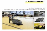 17”,18”, 20” or 22” Electric or Battery Floor Scrubber · Yellow Key - operator 5.035-344.0 Grey Key - supervisor 5.035-348.0 ... It is available as battery operated compact