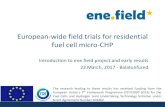 European-wide field trials for residential fuel cell …€¦ · European-wide field trials for residential fuel cell micro-CHP Introduction to ene.field project and early results