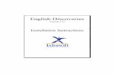 English Discoveries 97 version - Formavision … · English Discoveries will run on servers running Windows 9x/2000/XP, Windows NT, and NetWare. If you are using Windows 9x/2000/XP,