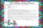 The Glitter Experiment - Childrens Hand Washing Experiment.pdf · show the children your hands ... The Glitter Experiment ** Please do rehearse this briefly to ensure you can wash