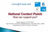 National Contact Points - math.md€¦ · o National Contact Points ... execution of your project); ... the proposed structure in HORIZON 2020 and involving them