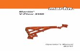 Martin V-Plow XHD - Jamieson Equipment Co., Inc. VPlow XHD Manual J  Martin Engineering M3757-01/14