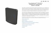 Touchstone TG1672G/NA Telephony Gateway User's … · Touchstone ®TG1672 Telephony Gateway User’s Guide Get ready to experience the Internet’s express lane! Whether you’re