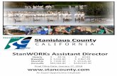 StanWORKs Assistant Director - stanjobs.org Assistant Director Flyer-Revised.pdf · TYPICAL TASKS • Plan, organize, direct, and manage the functions and programs of the StanWORKs