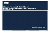 Fee Administration Policy - Training Services NSW · Credit transfer ... Any other relevant Smart and Skilled policy documents ... FEE ADMINISTRATION POLICY SMART AND SKILLED AND