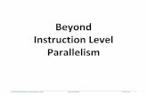 Beyond Instruction Level Parallelism - School of Computer ...cs.hadassah.ac.il/staff/martin/Adv_Architecture/slide07-1.pdf · Advanced Computer Architecture — Hadassah College —
