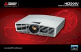 HOME THEATER PROJECTOR · With Mitsubishi Home Theater projectors, ... You‘re living them. ... alignment is simple and heat discharge will be pushed away from