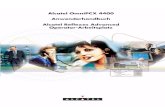 Alcatel OmniPCX 4400 Anwenderhandbuch Alcatel .Alcatel OmniPCX 4400 Anwenderhandbuch Alcatel Reflexes