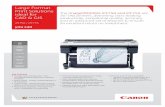 Large Format ideal for CAD & GIS - printerbase.co.uk · The imagePROGRAF iPF750 and iPF755 are 36”/A0 printers, delivering class leading productivity, exceptional quality, accuracy
