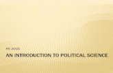 Introduction to political science - myCSUonline.columbiasouthern.edu/CSU_Content/courses/... · UNIT 1: THE IDEA OF POLITICS Political Science is the study and analysis of politics