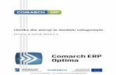 Ulotka dla wersji w modelu usługowym -   ERP... · PDF fileComarch ERP Optima w modelu usługowym 2 Zmiany w wersji 2014.5.1 Spis treści 1 OGÓLNE..... 4