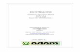 ECHOTRAC MKIII - spatialtech.com.t · Echotrac MKIII Operator’s Manual Page 3 of 44 Odom Hydrographic Systems, Inc. September 19, 2002 CONTENTS 1 Introduction.....6