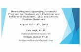 Structuring and Supporting Successful Programs .Structuring and Supporting Successful Programs for