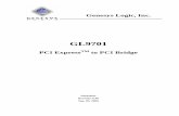 GL9701 Datasheet 090 - Computex Taipei · Datasheet Revision 0.90 Sep. 05, 2006 ... Fax: (886-2) 6629-6168 . GL9701 PCI ExpressTM to PCI Bridge ©2000-2006 Genesys Logic Inc.