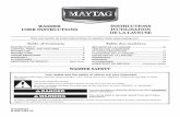 Maytag Washing Machine Repair Manual .Clean your washer interior by mixing 1 cup ... Maytag Washing