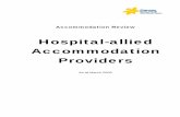 Hospital-allied Accommodation Providers · PDF fileHospital-Allied Accommodation.....6 No Allied Accommodation ... Ronald McDonald House