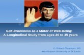 Self-awareness as a Motor of Well-Being: A … · Self-awareness as a Motor of Well-Being: A Longitudinal Study from ages 20 to 45 years ... developing person ... Growth in self-awareness