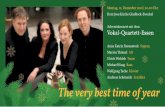 Vokal-Quartett-Essen VQE 2016... · The very best time of year Herz Jesu Kirche Gladbeck-Zweckel Kardinal-Hengsbach-Platz 3 45966 Gladbeck Veranstalter: Förderverein Herz Jesu e.V.
