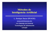 Métodos de Inteligencia Artificial - ccc.inaoep.mxesucar/Clases-MetIA/MetIA-19.pdf · Métodos de Inteligencia Artificial L. Enrique Sucar (INAOE) esucar@inaoep.mx ccc.inaoep.mx/esucar