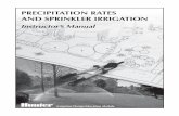 Precipitation Rates and Sprinkler Irrigations workbookinfohouse.p2ric.org/ref/53/52027.pdf · PreciPitation rates and sPrinkler irrigation irrigation design education Module Instructor’s