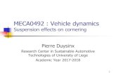 MECA0492 : Vehicle dynamics - ULiege · MECA0492 : Vehicle dynamics ... « Fundamentals of vehicle Dynamics », ... Lateral load transfer due to vehicle roll. It depends on roll dynamics