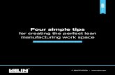 Four simple tips - Valin · Four simple tips for creating the ... worker ergonomics that will help you optimize your production environment. ... material handling systems, flow racks,